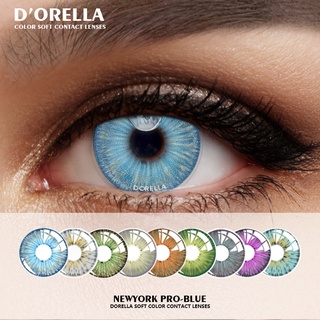 DORELLA 1 Pair New York PRO Series Cosmetic Contact Lens Colored Lenses for Eyes Makeup Contactlen