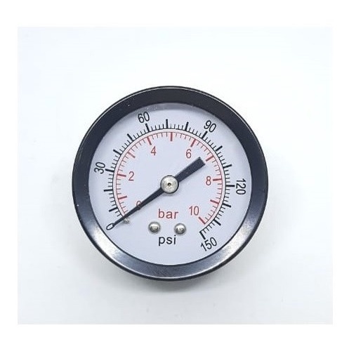 Manômetro Horizontal Rosca 1/8 Bsp Escala 0 A 10 Bar 150 Psi