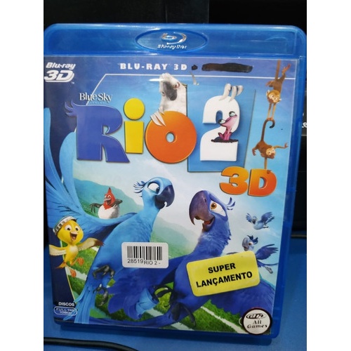 Rio 2 3d -  Bluray Usado