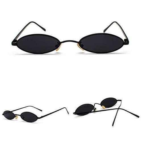 Óculos Oval Redondo Pequeno Trap Hype Retro Fino em Oferta na Shopee