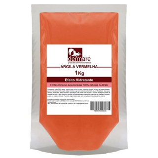 Argila Vermelha 1kg - Dermare em Oferta na Shopee