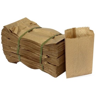 Sacos Marrom De Papel Kraft 3Kg 500 Unidades