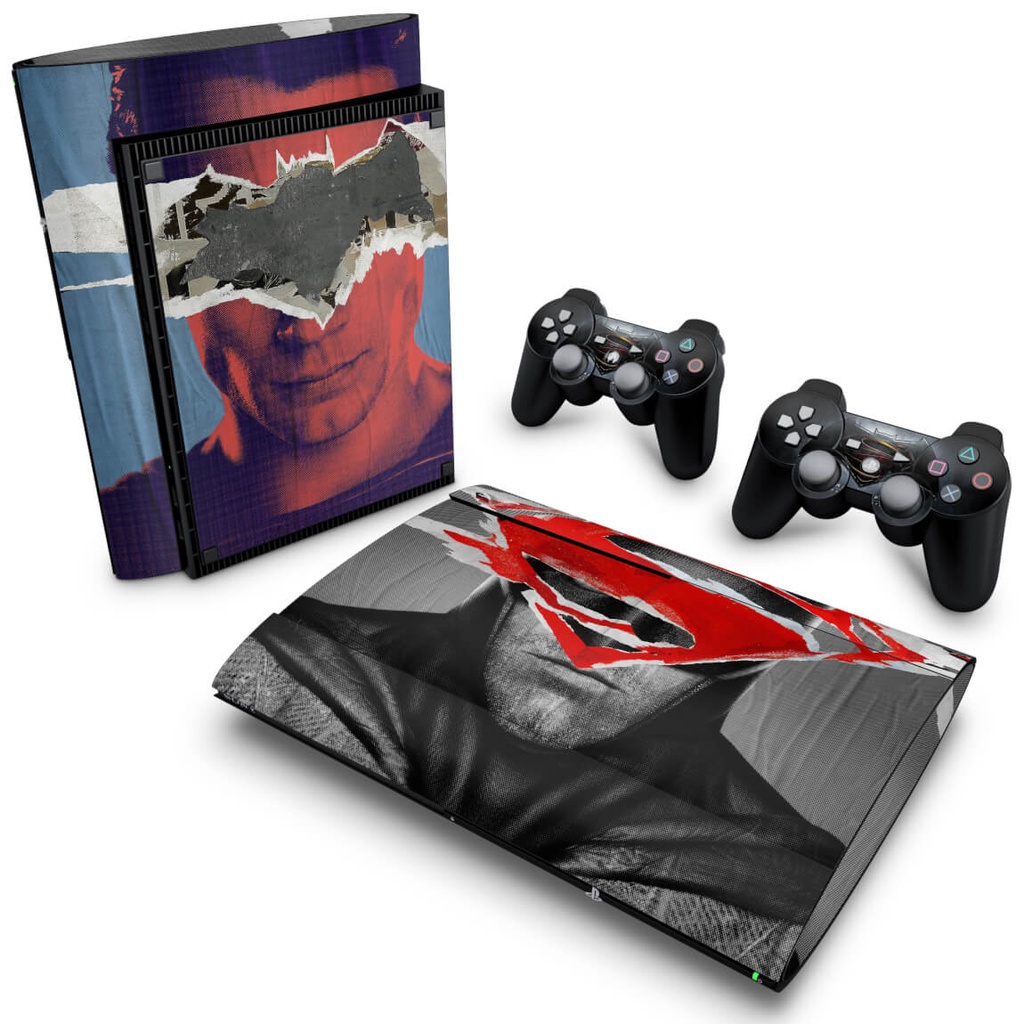 Skin PS3 Super Slim Adesivo - Batman Vs Superman