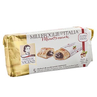BISCOITO MINI SNACK ITALIANO VICENZI CREMA NOCCIOLA 125G