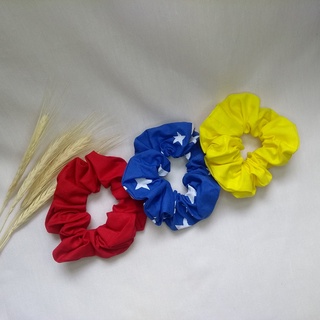 Kit Scrunchie Modelo Basico (Sem Laço)  Mulher Maravilha