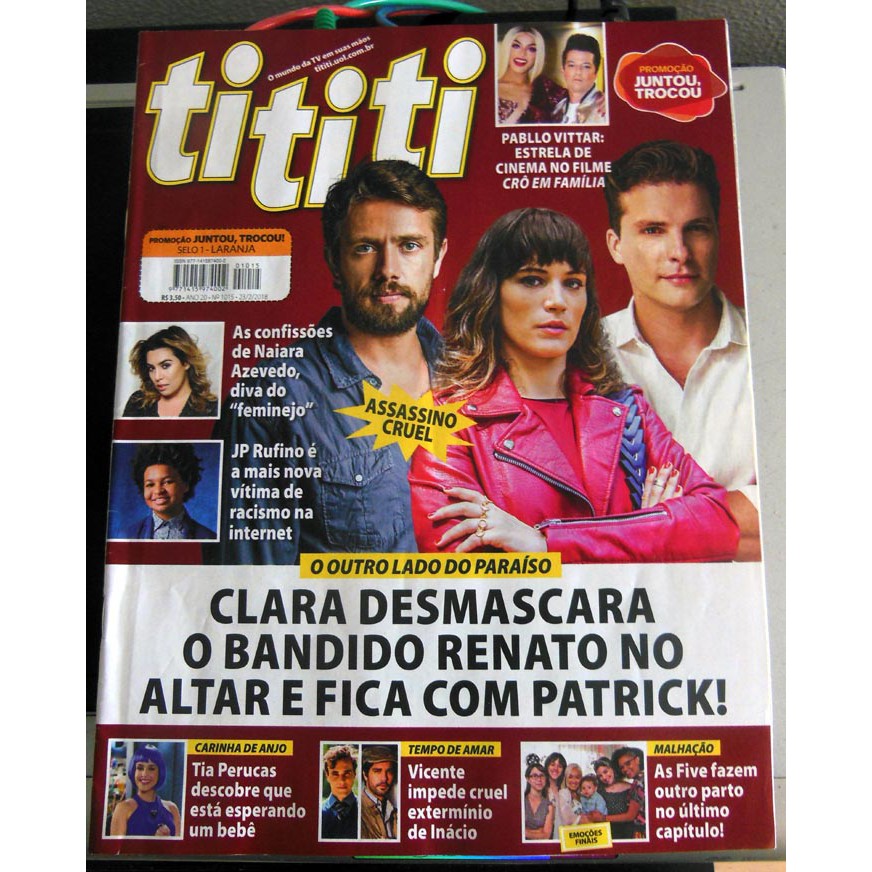 Revista Tititi Nº 1015 Pabllo Vittar Anitta Ludmilla 2018