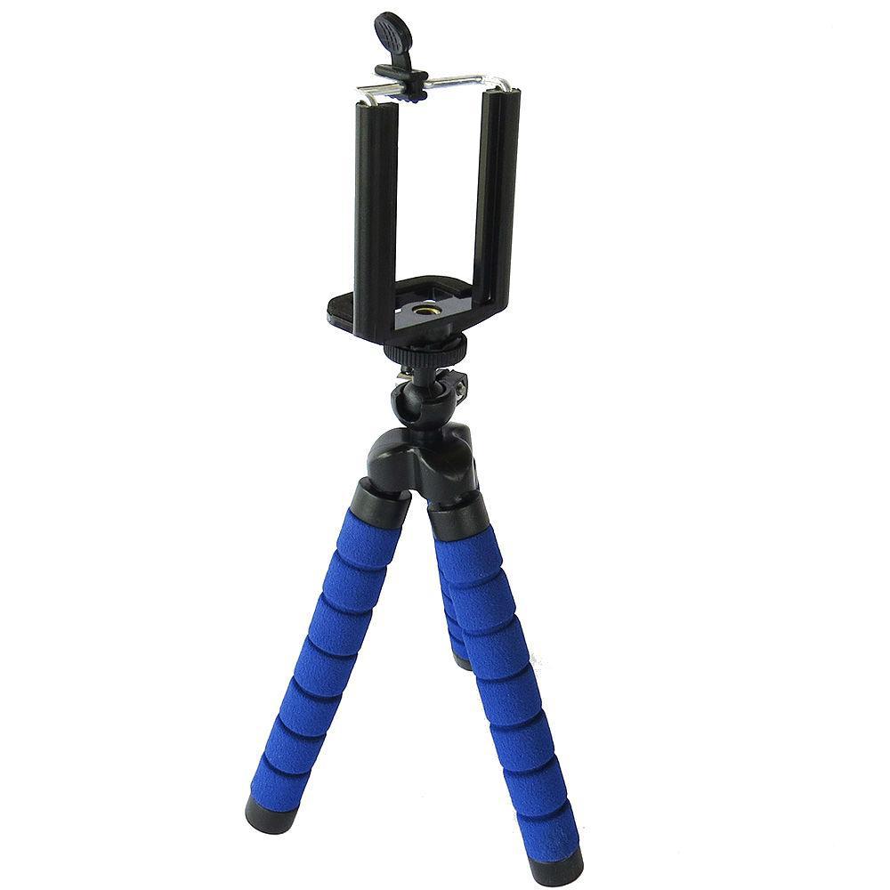 Tripe Selfie Flexi Pod Azul Para Câmera E Celular. | Shopee Brasil