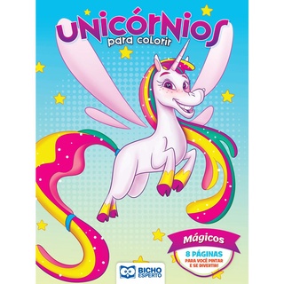 Livro Para Colorir Unicórnios - Mágicos
