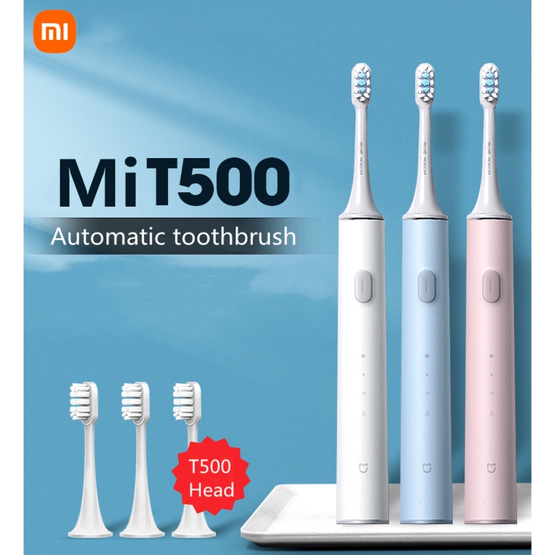 Xiaomi Mijia T500 Escova De Dentes Automática Sonic Elétrica USB Recarregável Auto Dente À Prova D'água Cabeça De Substituição