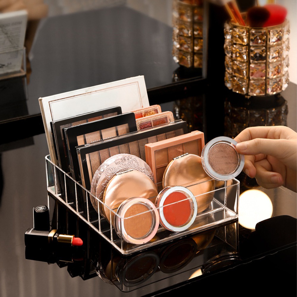 Porta Maquiagem Pincel Batom Blush Paleta delineador Acrilico