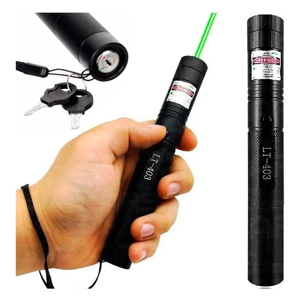 Caneta Laser Pointer Laizer Longo Alcance 32km Recarregável