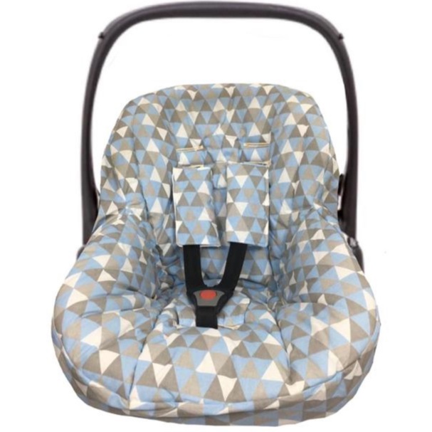 capa para bebe conforto com protetor de cinto 70cm x 50cm estampas para meninos — imagem 2 de 2