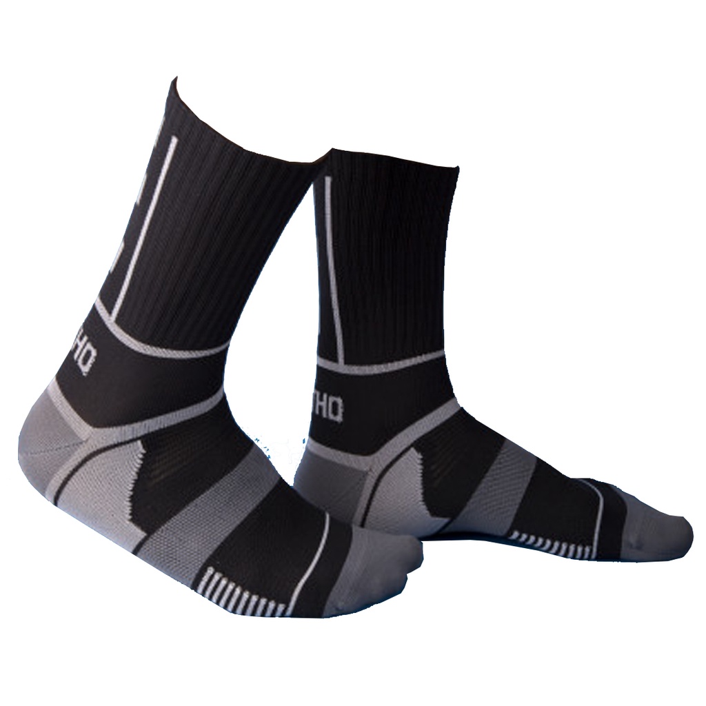 Meia de Ciclismo com Refletivo Sem Costura Vistho Preto 33/38