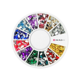 Disco De Strass Navete 2 X 4mm Decoração De Unhas 3d Manicure Art Nail em Oferta na Shopee