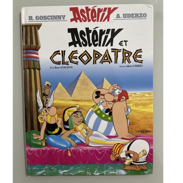 Livro importado em francês Asterix Et Cleopatre Edição Francês língua francesa cleopatra cleópatra
