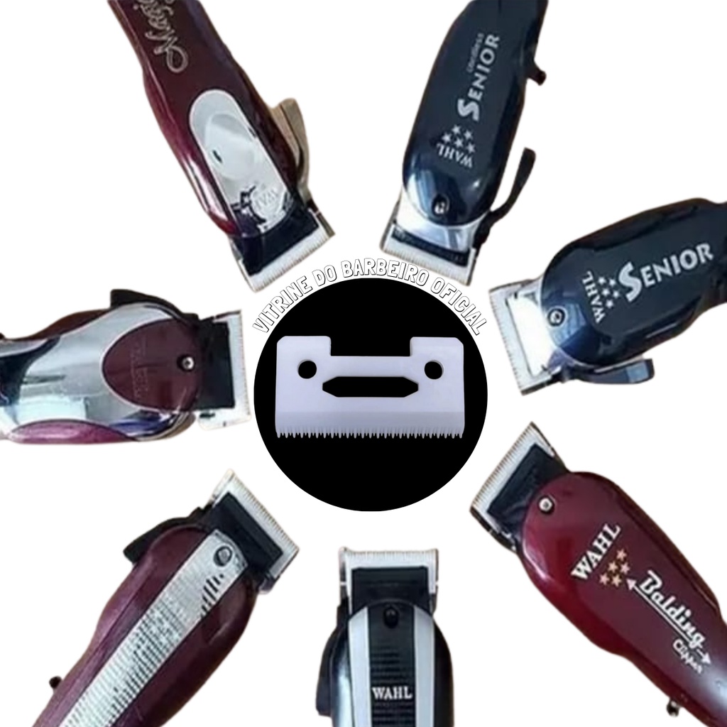 Lamina De Ceramica Serrilhada Magic Clip Kemei Original