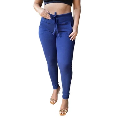 Calça Preta Premium Skinny Feminina Cintura alta com Lycra Elastano Calça  Jeans Preta Calça Sarja Preta