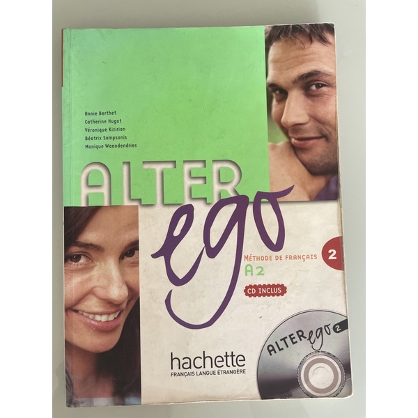 ALTER EGO 2 - LIVRE DE LELEVE + CD AUDIO aprender francês língua francesa