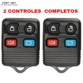 2 CONTROLES ALARME FORD FIESTA KA ECOSPORT RANGER COMPLETO em Oferta na Shopee