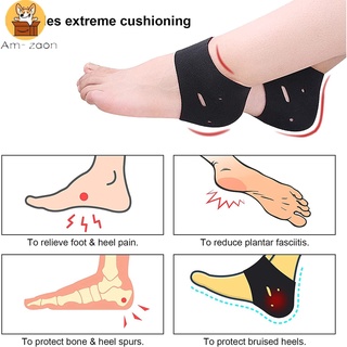 [Am-az] Alívio Da Dor Do Pé Vermelho Preto , Estabilidade Osso Calcanhar , Fascite Plantar De Suporte Arco , Rachaduras , Seco , Tendon Salto Alto