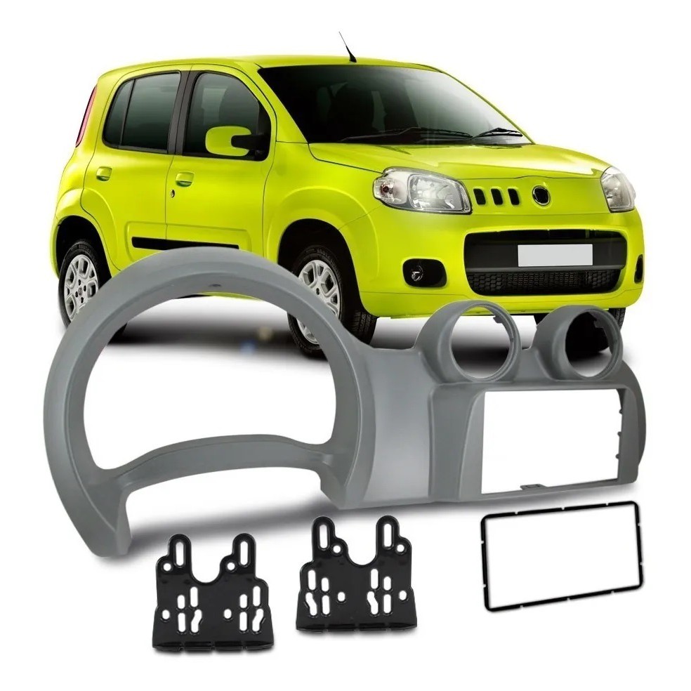 Moldura Para Painel Dvd 2 Din Multimídia Novo Uno Vivace Som em Oferta na Shopee