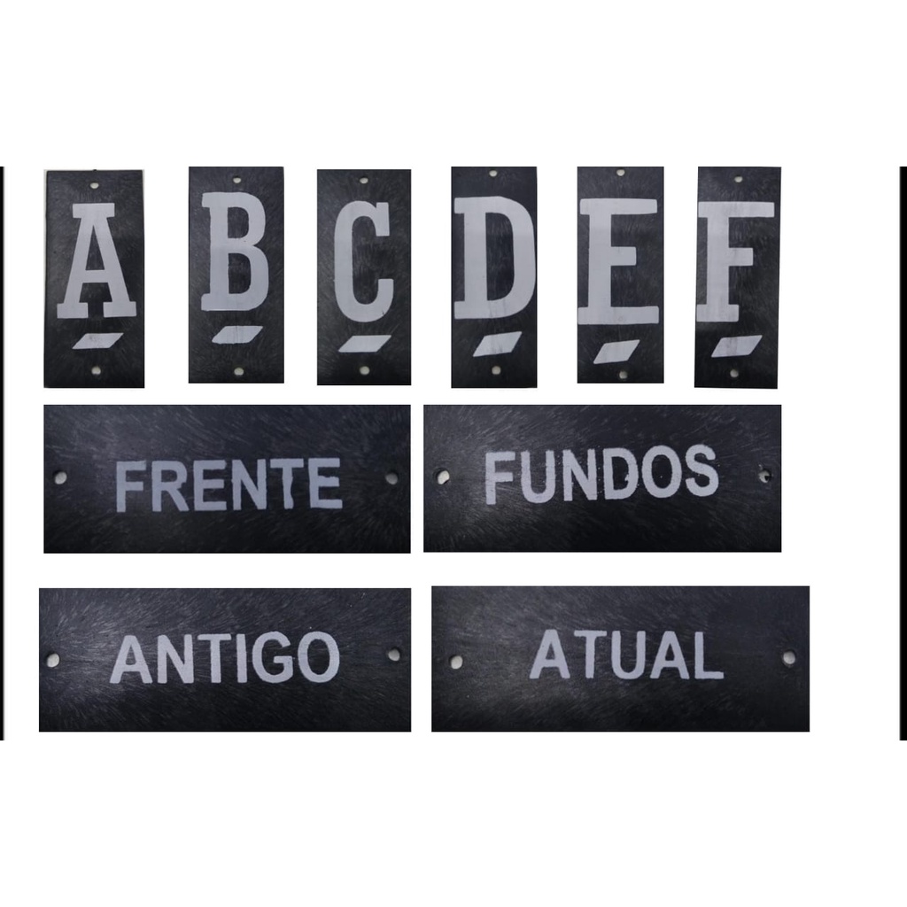 Placas de Identificação para Casa, comércio e condomínio.