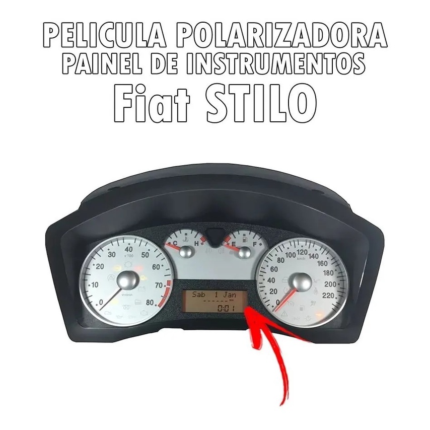 Película  Polarizada Para Painel  Fiat  Stilo