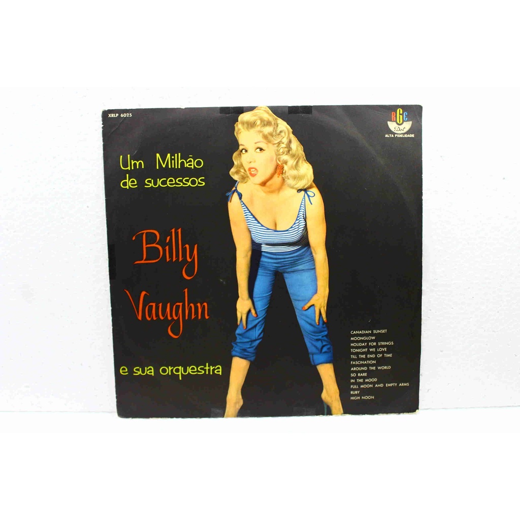 Lp Vinil - Billy Vaughn  Sua Orquestra Um Milhao de Sucessos
