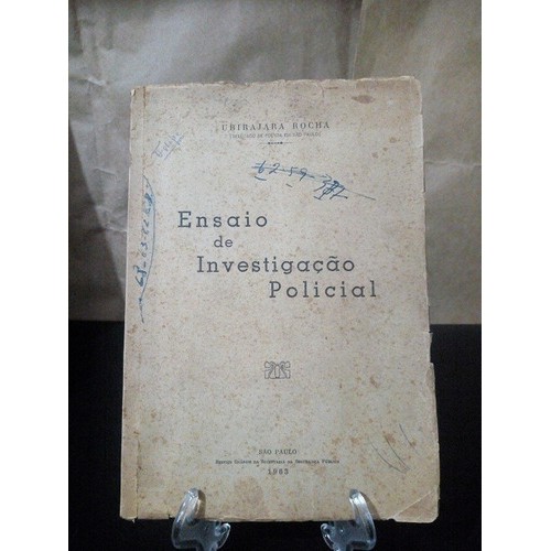 Antigo Historia Metodo Investigação Policial - Delegado Ubirajara Rocha - Anos 60
