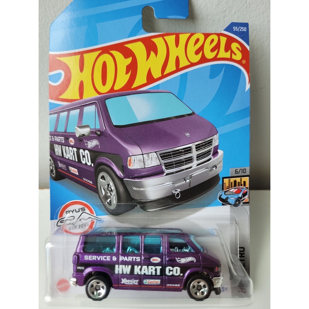 Hot Wheels Dodge Van Roxa 2022 | Shopee Brasil