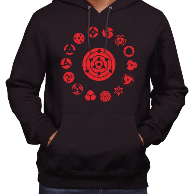 blusa de frio clã uchiha