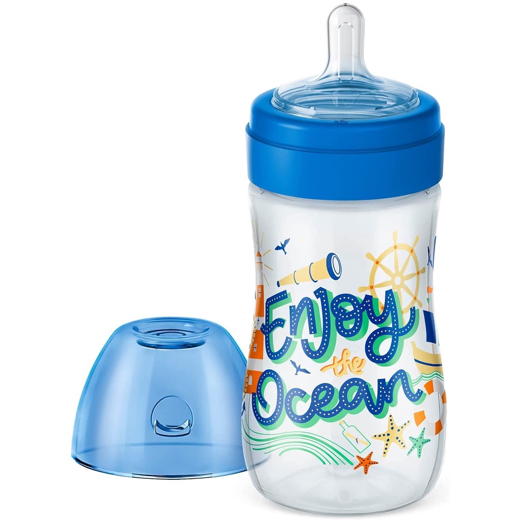 Mamadeira Lillo 300ml Bico Molinho Silicone Macio Super Divertida