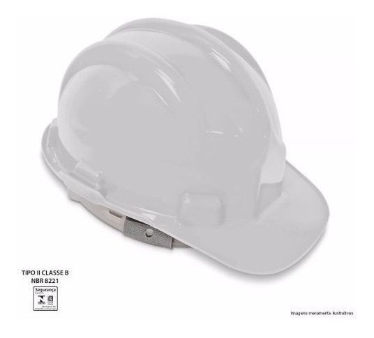 Capacete Proteçao Epi Engenheiro Branco