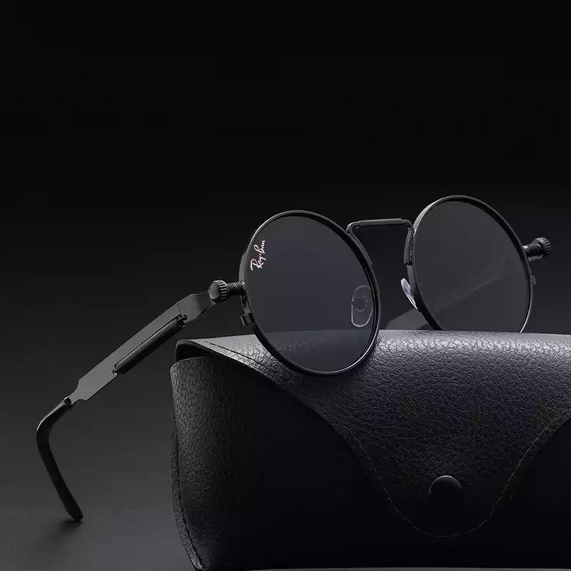 Óculos De Sol Vintage Redondo Alok Feminino Masculino Steampunk Proteção Uv400