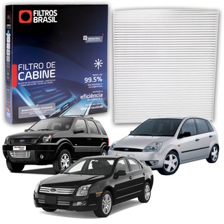Filtro da Cabine Ar Condicionado pra para FORD Ecosport Duratec Ecosport XLT ZETEC Fiesta Hatch Fiesta Sedan Fusion SEL Duratec Supercharger Rocam