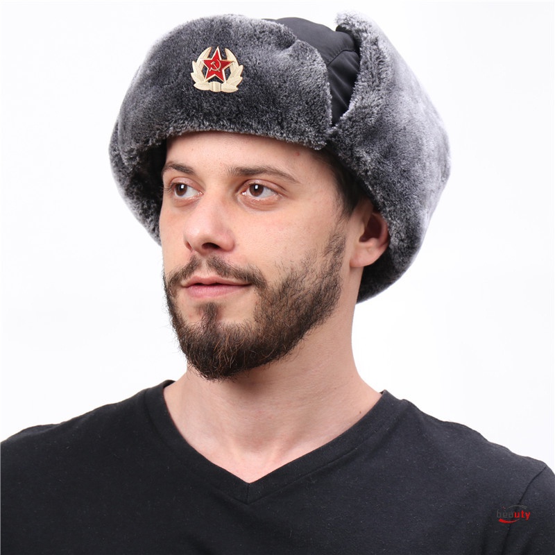 Ganwear® Autentico Esercito Russo Ushanka Cappello Invernale - Foto 9