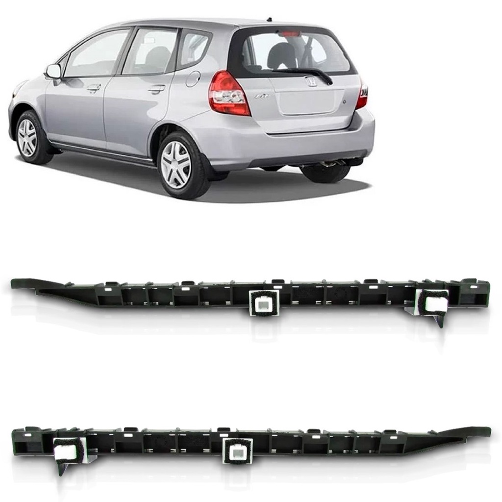 Guia Suporte Parachoque Traseiro Fit 2003 A 2008