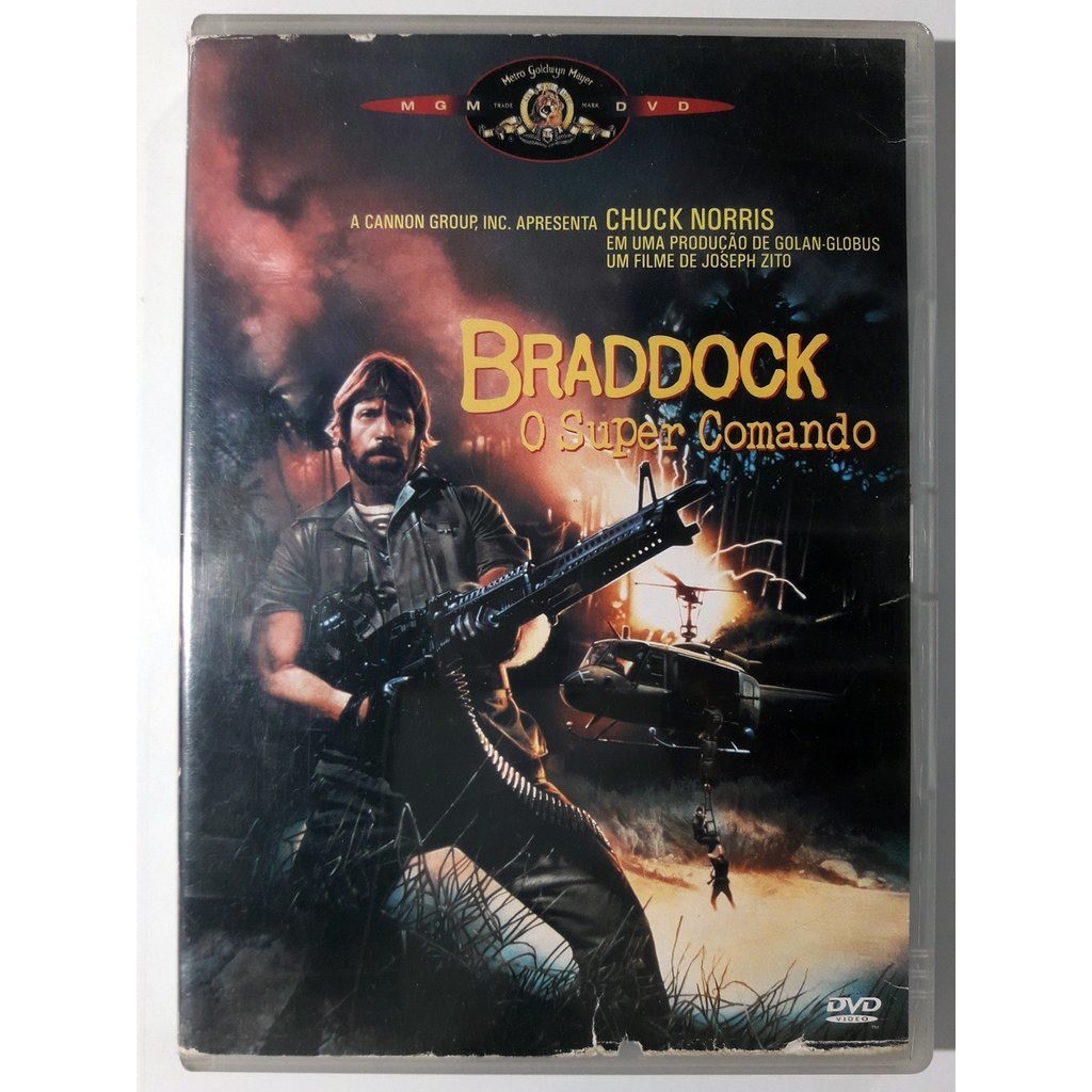 Dvd Braddock O Super Comando Chuck Norris Joseph Zito Origin Shopee Brasil
