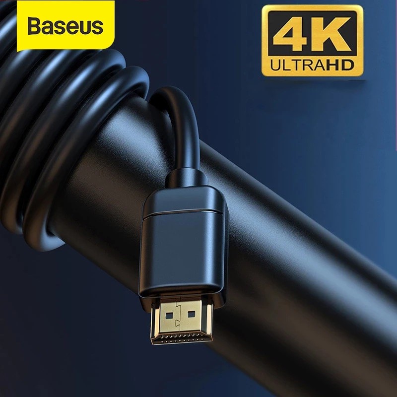 Baseus 4K to 4K HD Gold Plated Computer Cable 1080P 3D HDMI-compatible ...