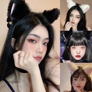2021 net red new bells cat ears headband cute cat bow nightclub selling cute cosplay fox hair accessories
