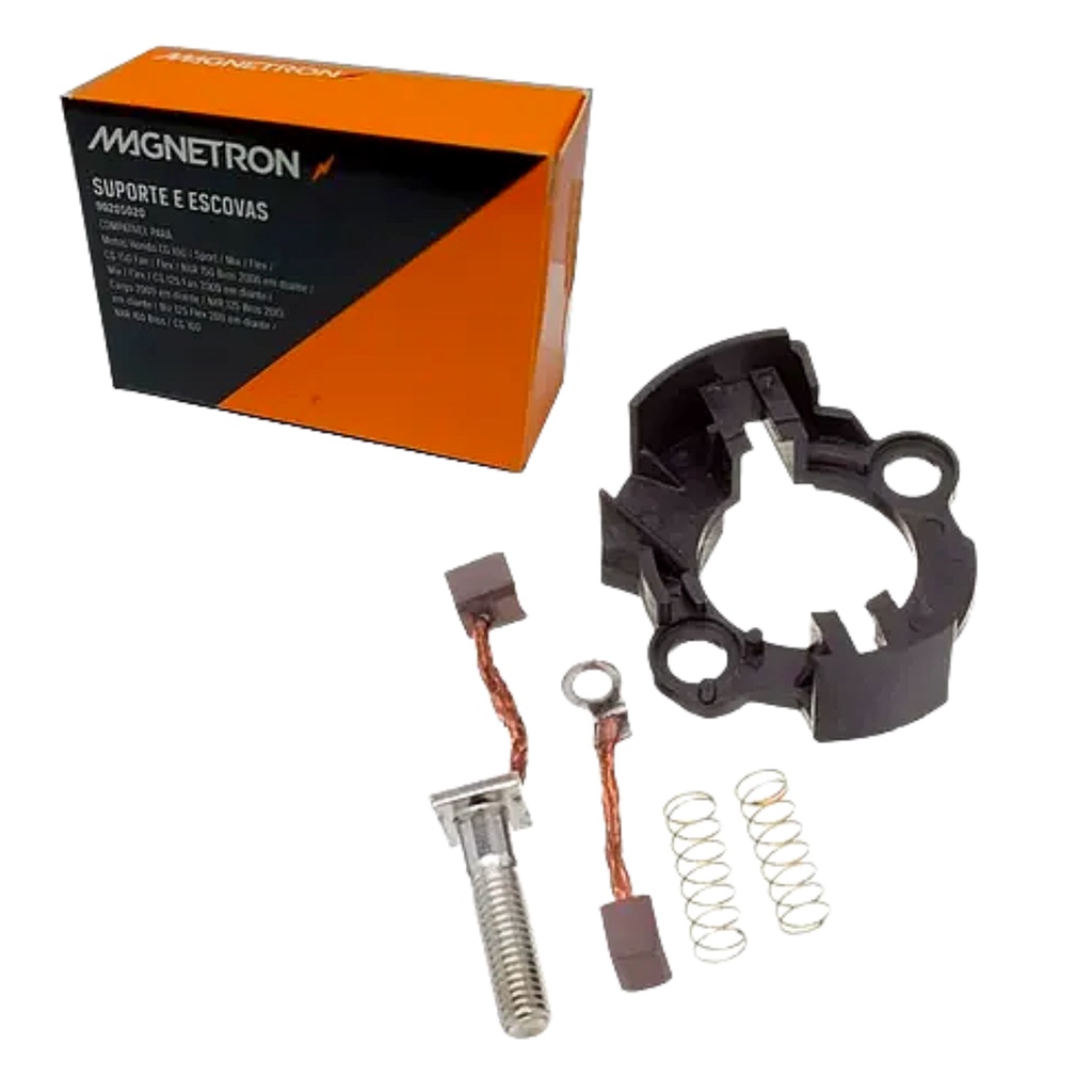 Escova Suporte Motor Partida Titan150/bros150 Magnetron em Oferta na Shopee