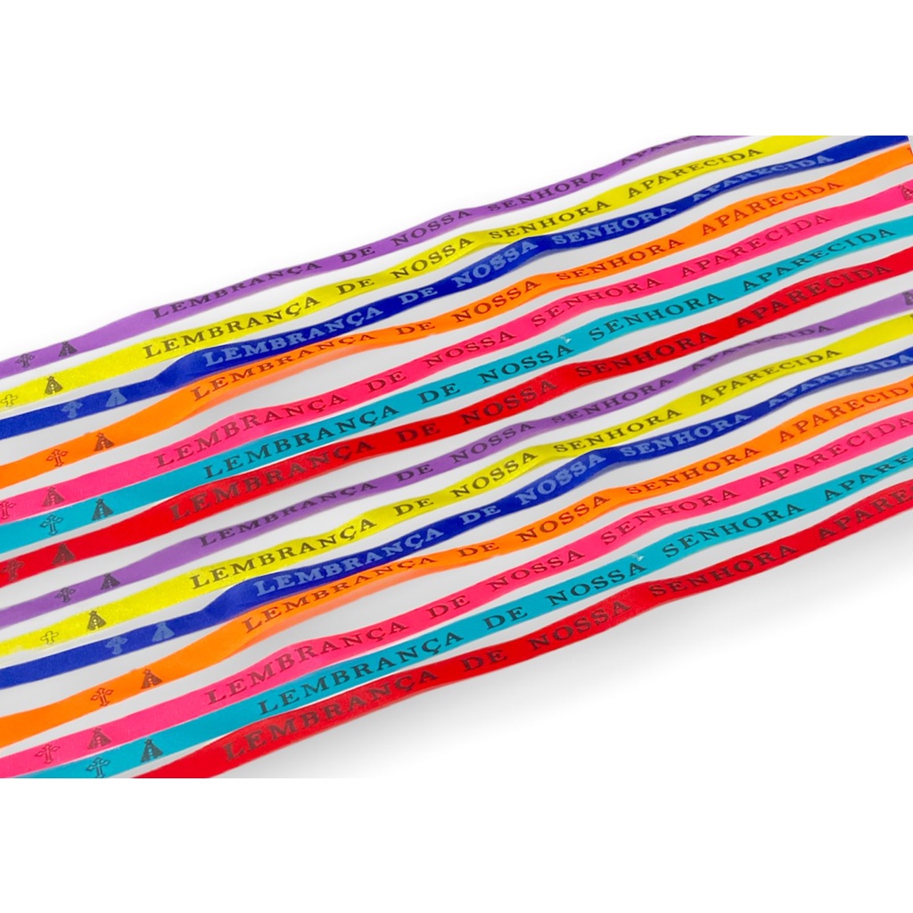 100 Fitas De Nossa Senhora Aparecida Atacado em Oferta na Shopee