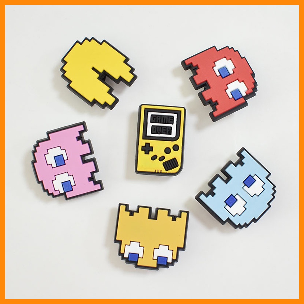 Encantos De Sapatos Para Pac-Man Pins Presentes Bolsas Decoração em Oferta na Shopee