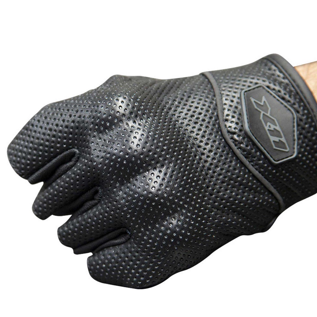 Luva X11 Couro Route 1/2 Dedo Original Motoqueiro em Oferta na Shopee