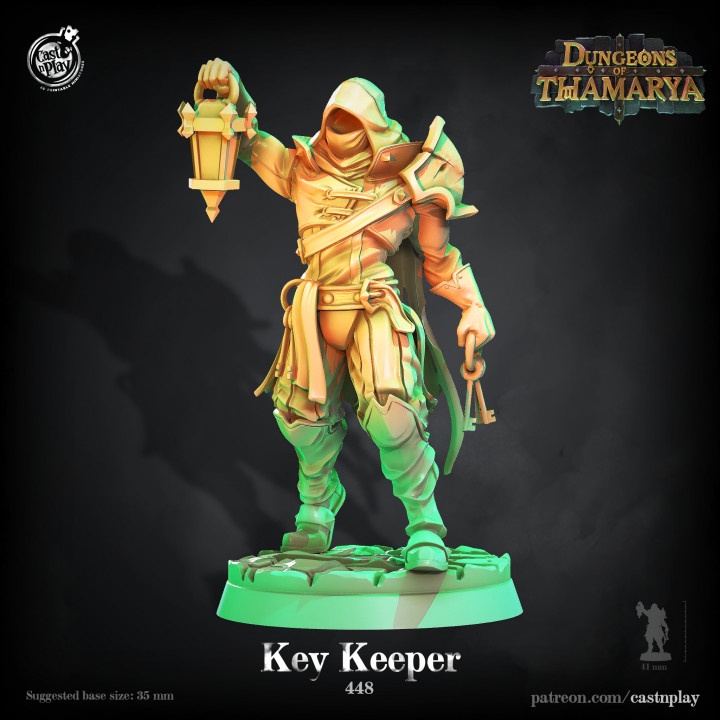 Guardião das Chaves, Fantasma, Assombração  | Miniatura de RPG