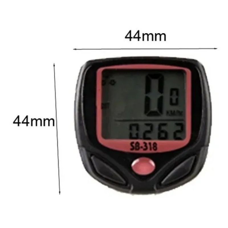 Ciclo Computador para Bicicleta  Bike ODO Digital C/Fio