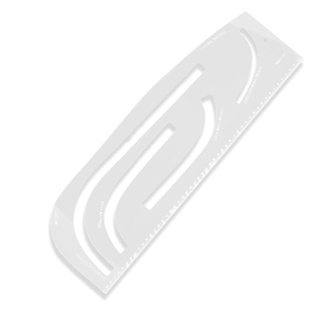 Régua Corte e Costura Modelagem Alfaiate 1196 Acrilico 50x14cm em Oferta na Shopee