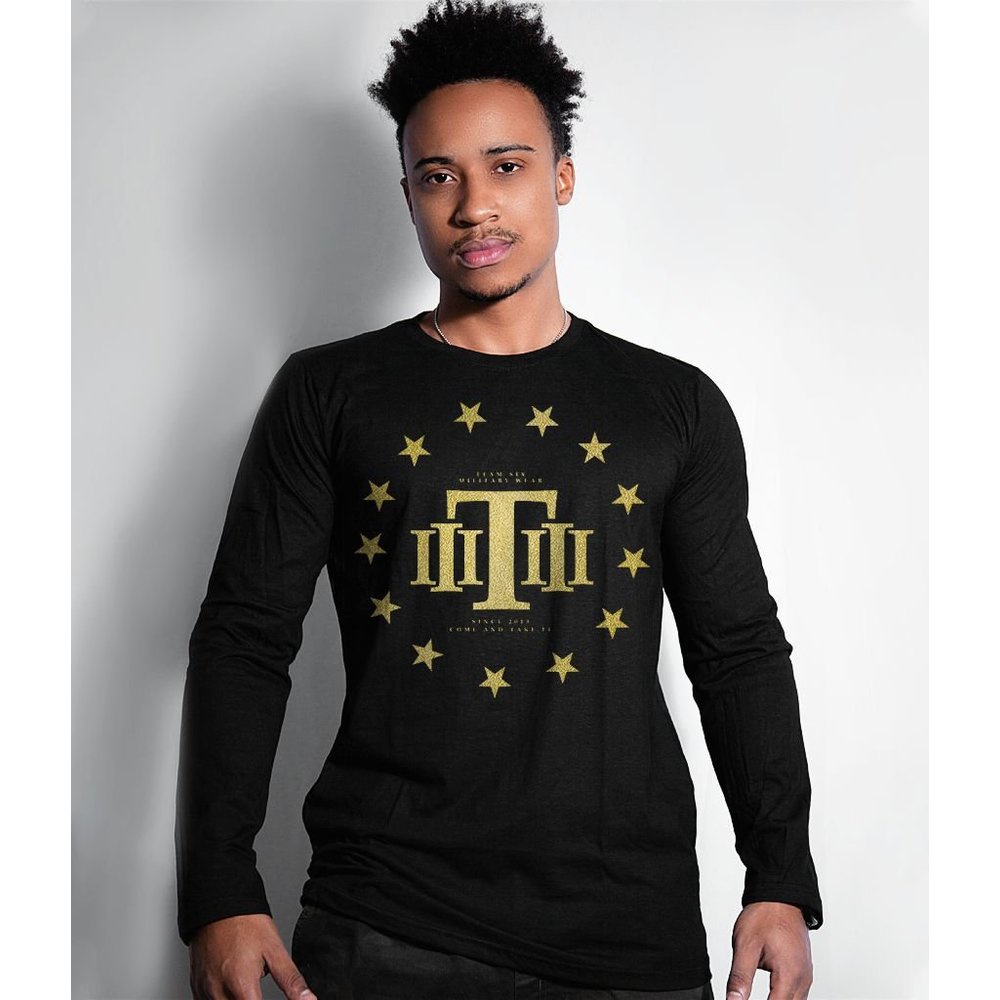 Camiseta Manga Longa Concept Line Team Six Tactical Hurricane Gold Line
