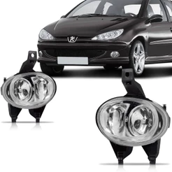 Par Farol Milha Peugeot 206 2004 2005 2006 2007 2008 2009 2010