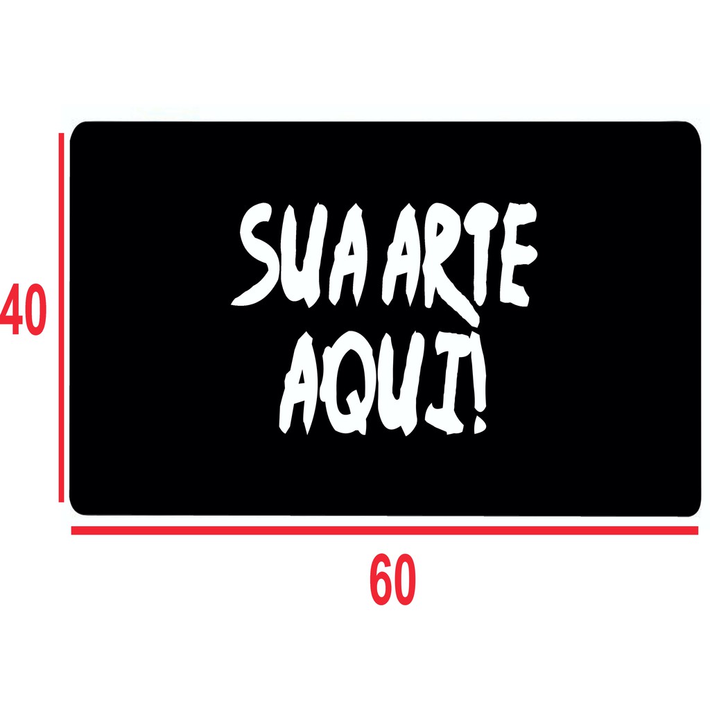 mouse pad gamer personalizado 60x40 - sua arte aqui - mause pad personalizado